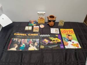 lot 131 image: Smokin Joe-Camel cigarette advertisement lot