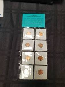 lot 142 image: U.S. Treasury Commemorative Medallion series - total of 8