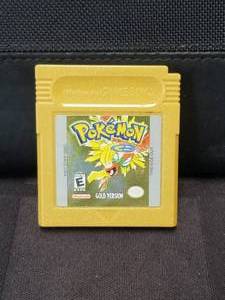 lot 51 image: Pokemon Gold Version Nintendo Game Boy game - no box or manual