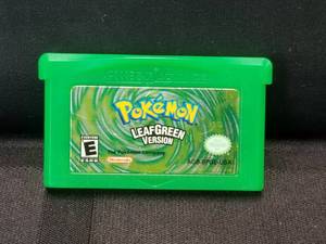 lot 119 image: Pokemon Leaf Green Version Nintendo Game Boy game - no box or manual