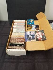 lot 151 image: Selection of Football, Basketball, and Baseball cards - varies years and styles