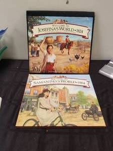 lot 152 image: American Girl collectors books - Samantha & Josefina