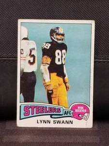 lot 166 image: Lynn Swann - 1975 Topps football card