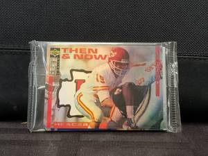 lot 172 image: 1994 Upper Deck - Then & Now Football card set