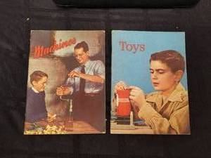 lot 176 image: Vintage learning books from 1953 - machines and toys