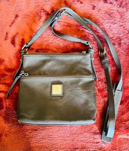 lot 16 image: Dooney & Bourke - Brown Leather Crossbody Bag