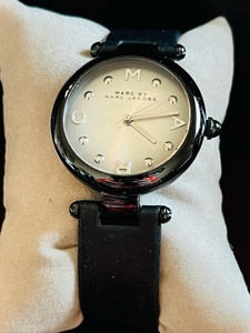 lot 36 image: Marc by Marc Jacobs Female Watch - Silver & Gray Face with Black Strap
