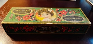 lot 71 image: Vintage Smith & Company USA Jockey Club Toilet Soap Box