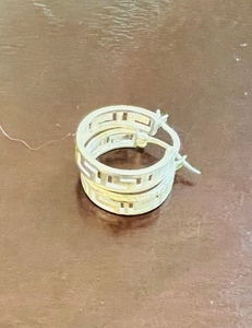 lot 96 image: Silver .925 Hoop Earrings