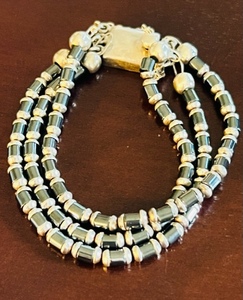 lot 104 image: Silver .925 Three Strand Bracelet