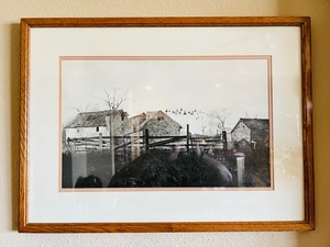 lot 137 image: Framed Andrew Wyeth Signed Print - 31x 22.5