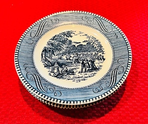 lot 223 image: Set of 4 - Currier & Ives 6 38 Bread & Butter Plate