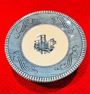 lot 226 image: Set of 5 - Currier & Ives 6 Steamboat Royal Saucer