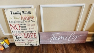 lot 254 image: Family Home Decor - Hobby Lobby & Youngs Inc
