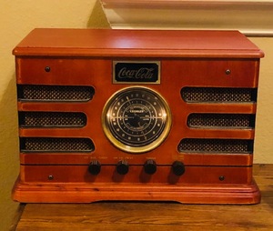 lot 277 image: Crosley Coca-Cola Radio CD Player - Not Sold In Store - Executive Retirement Gift