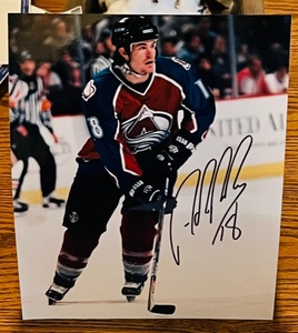 lot 372 image: Adam Deadmarsh- Colorado Avalanche Autographed Photo