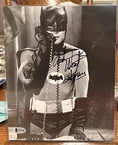 lot 381 image: Beckett Authenticated Adam West Batman Autographed Photo