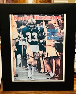 lot 382 image: November 8th 1976 Sports Illustrated Heading for the Heisman Autographed Tony Dorsett