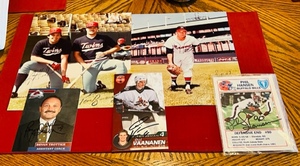 lot 390 image: Lot of Five Professional Sports Assorted Autograghs