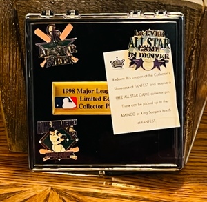 lot 396 image: 1998 Major League Baseball Limited Edition All-Star Game Collector Pins