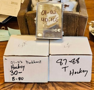 lot 398 image: Three Complete Sets of Assorted Hockey Card Brands