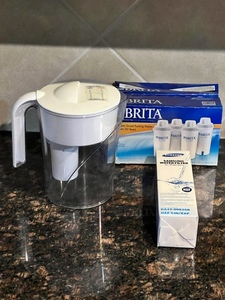 lot 430 image: Brita Water Filtration Pitcher w2 Pitchers and Samsung Refrigerator Filter