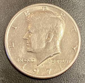 lot 16 image: 1971 D Kennedy Half Dollar