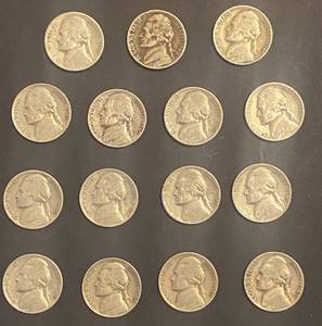 lot 17 image: 194 Nickles 15 Count