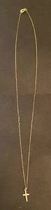 lot 24 image: 14K Gold Filled Cross Necklace