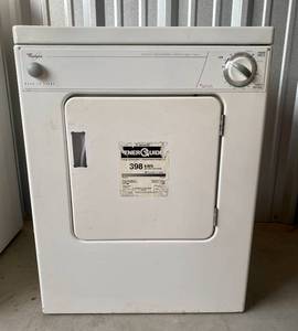 lot 33 image: Whirlpool Heavy Duty Automatic Dryer model # LDR3822PQI
