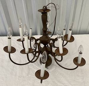 lot 50 image: Incandescent Luminaire Chandelier E108650-B