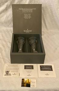 lot 7 image: Waterford Crystal The Millennium Collection Toasting Flutes