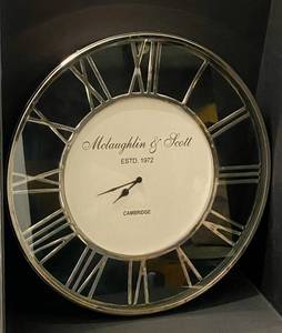 lot 149 image: McLaughlin and Scott Wall Clock