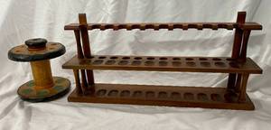 lot 85 image: Decatur 6 Pipe Stand and 12 Pipe Stands