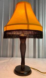 lot 167 image: Christmas Story Decorative Leg Desk Lamp