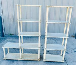 lot 173 image: White Shelving Unit