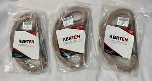 lot 222 image: ABRTEN Sander Belts 1 x 30 Assorted Grits 3 pkgs of 24
