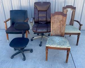 lot 181 image: 5 Various Chairs