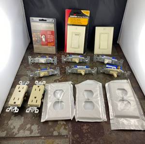 lot 200 image: Light Switches, Outlet Covers and Dimmer Switches