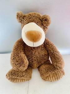 lot 56 image: Aurora Brown Teddy Bear, Big nose Plush