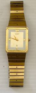 lot 60 image: Citizen Everyday Mens Watch Gold Tone Stainless Steel