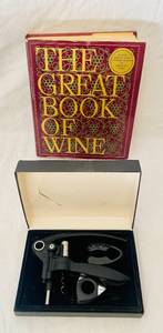 lot 80 image: LeCreuset Screw pull Lever Bottle Opener corkscrew and 2 Foil Cutters