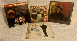 lot 88 image: Encore of Golden Hits the Platters Mahalia Jackson Youll Never Walk Away alone, Anthony Armstrong Jones Greatest Hits and Gene McDaniels 100lbs of Clay