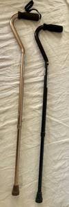 lot 123 image: 2 Medline MD586420 Canes with offset handles