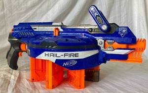lot 150 image: Nerf Hail Fire The N-Strike Elite with magazines
