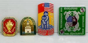 lot 34 image: 4 Russian Pins