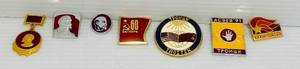 lot 35 image: 7 Russian Pins