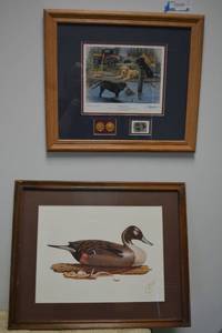 lot 46 image: Wall Art Collectors Edition Fishing Trip 1997 with Stamp and Seal, Duck Print signed by artist