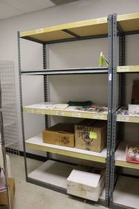 lot 213 image: 5-Shelf Muscle Rack Shelving CONTENTS NOT INCLUDED - PICKUP MONDAY AFTER 3 OR TUESDAY