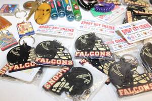 lot 212 image: Sport Teams and Texas Key Chains Falcons, Chiefs, Buccaneers